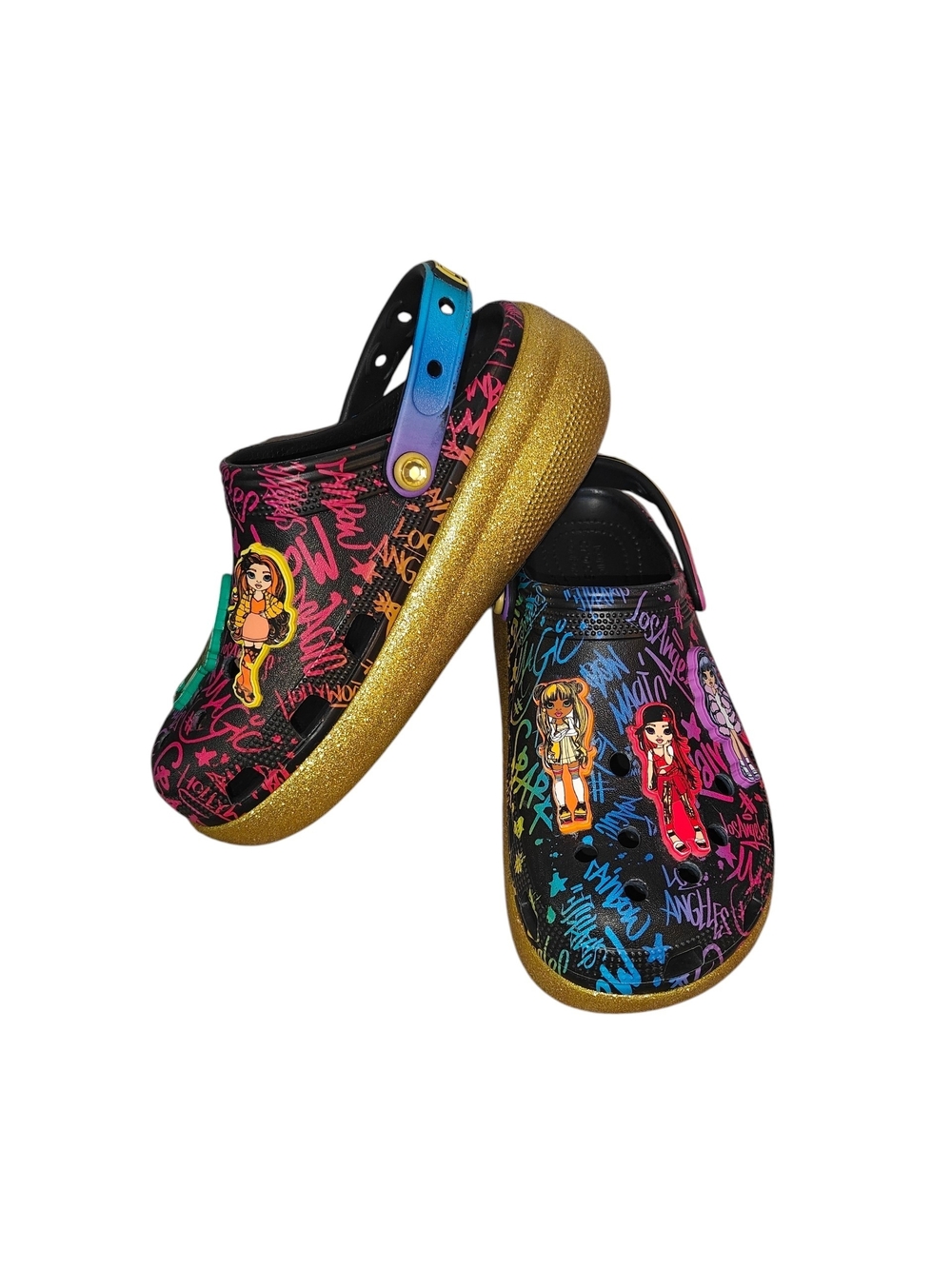 Crocs Rainbow High Cutie Crush Kids' Clogs Size 6Y Youth